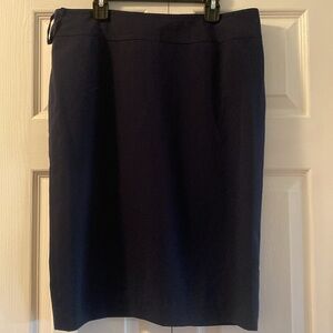 INC navy skirt with lining